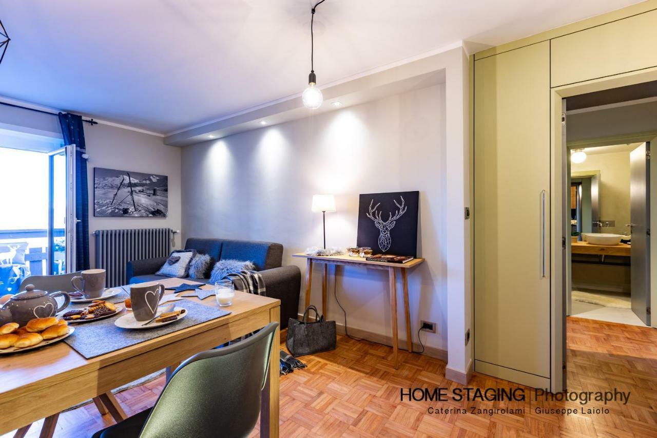 Hostdomus - Il Cerbiatto Apartment Sestriere Luaran gambar